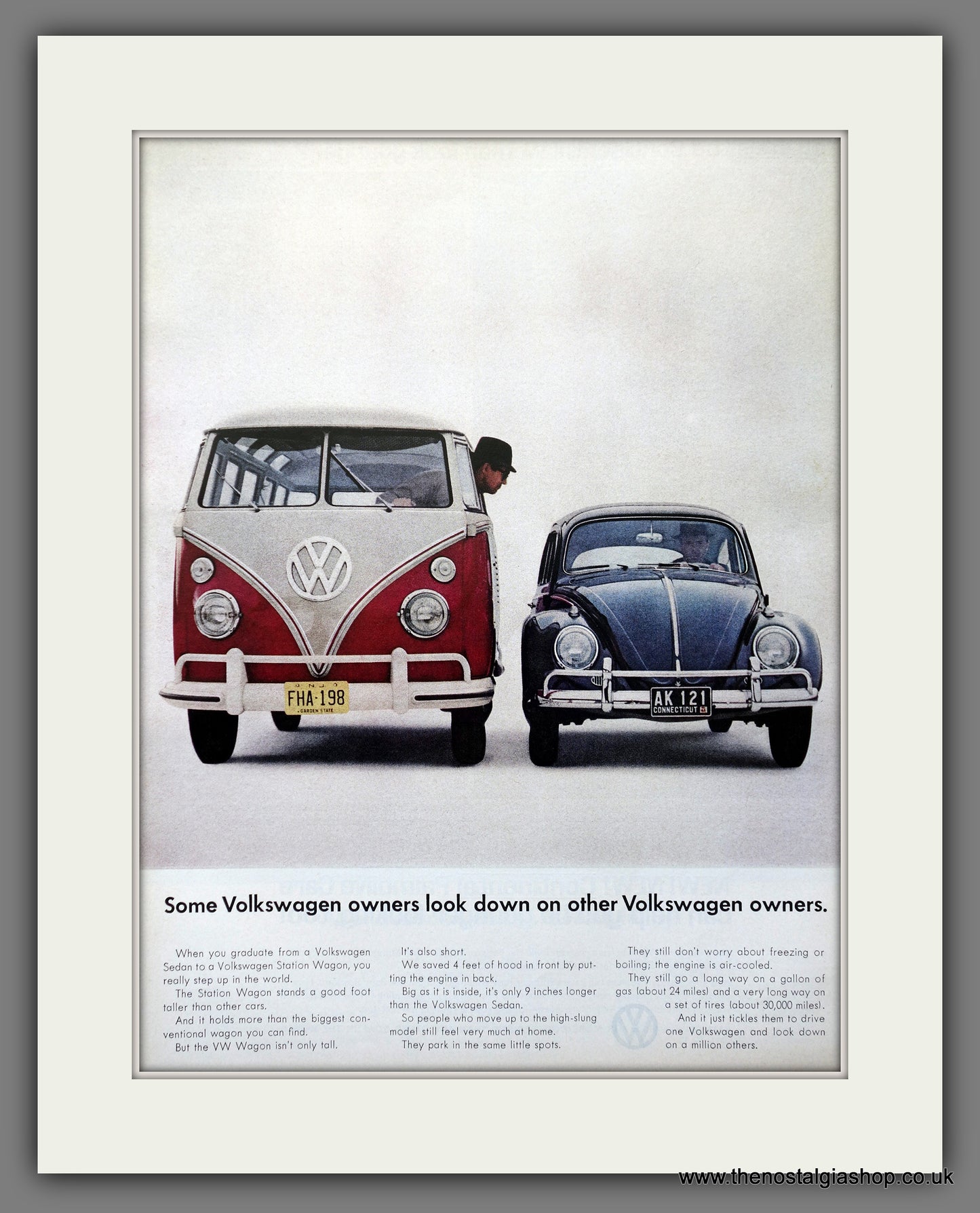 Volkswagen Station Wagon. 1964 Large Original Advert (ref AD301313)