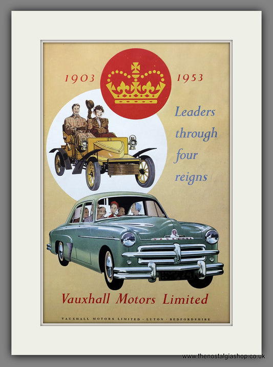 Vauxhall Motors Ltd. Original Advert 1953 (ref AD301330)