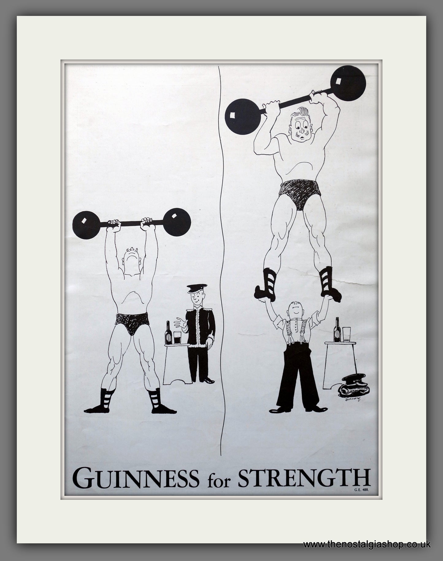 Guinness For Strength. Original Advert 1935 (ref AD301325)