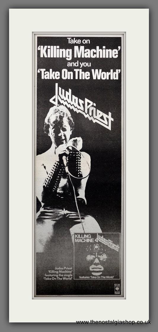 Judas Priest Killing Machine. Original Advert 1979 (ref AD200698)