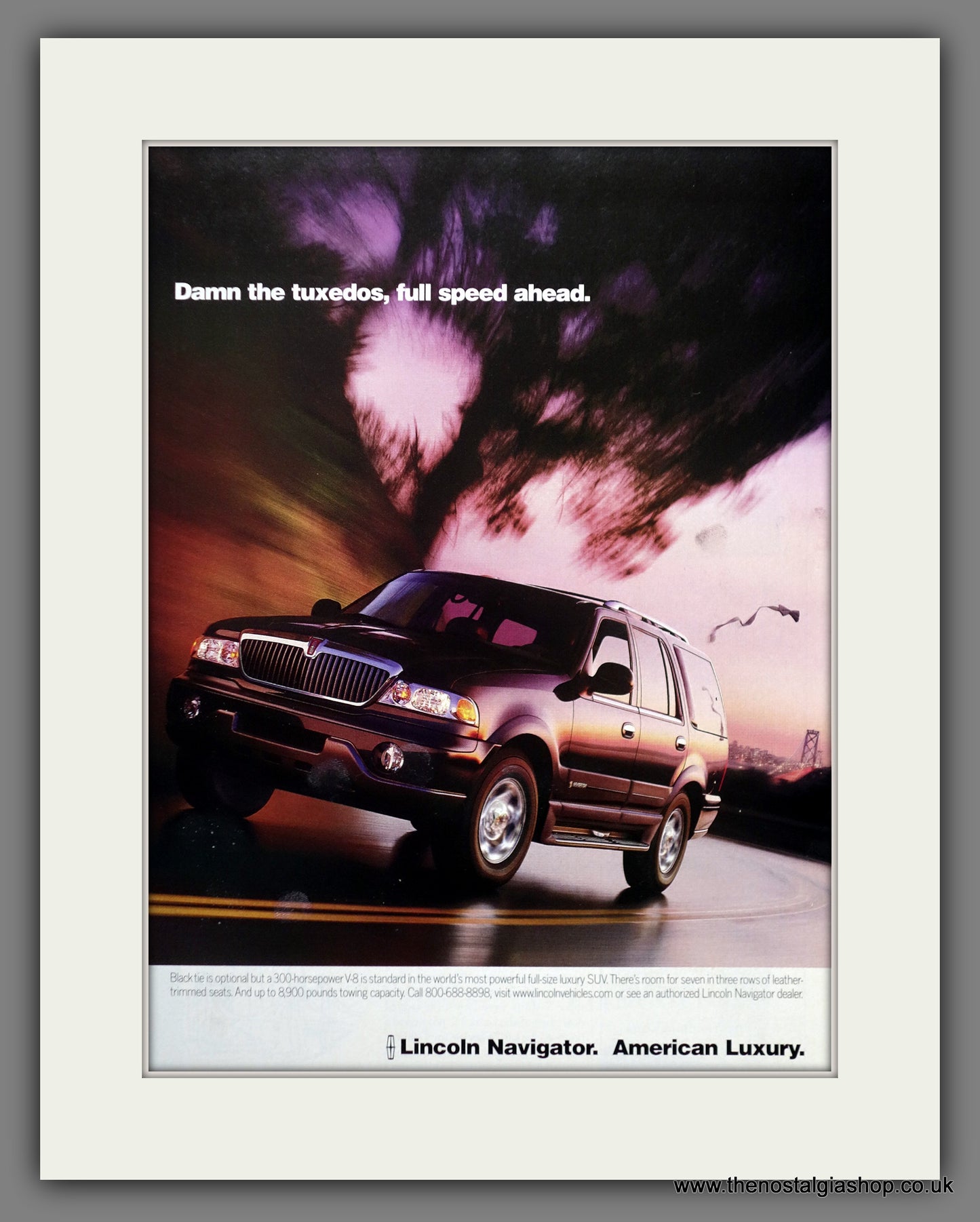 Lincoln Navigator. Original American Advert 1997 (ref AD60920)