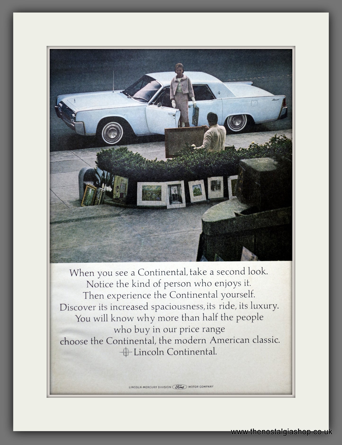 Lincoln Continental. Original American Advert 1964 (ref AD60923)