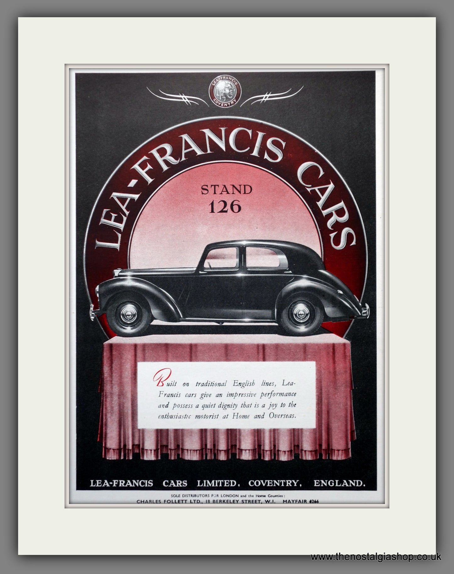 Lea-Francis Motor Cars. 1951 Original Advert (ref AD60934)