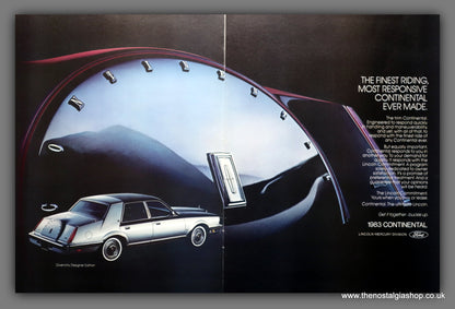 Lincoln Continental. Original American Advert 1983 (ref AD60952)