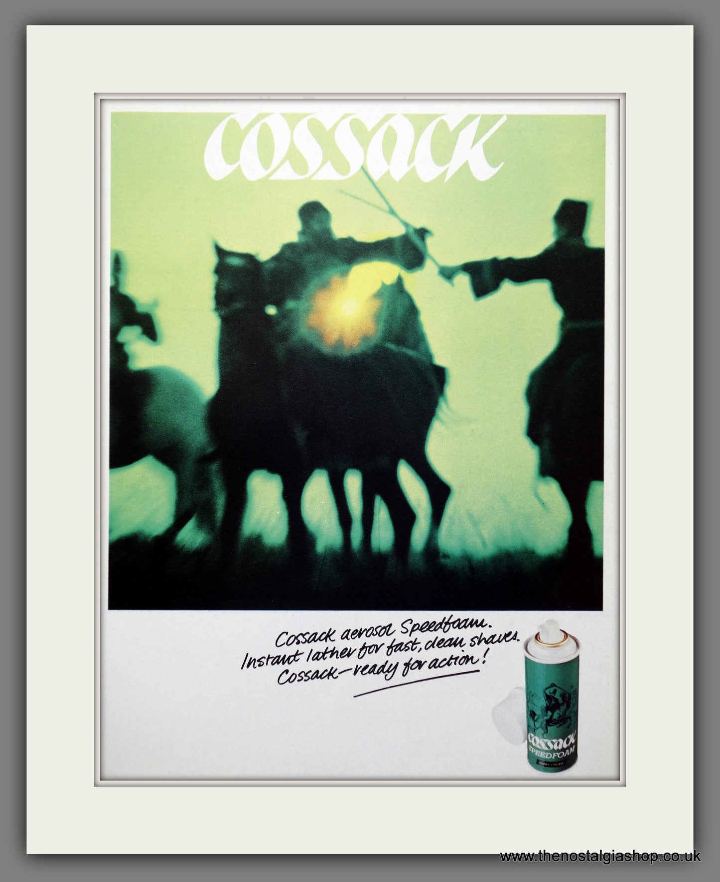Cossack Hairspray for Men. 1971 Original Advert (ref AD60973)