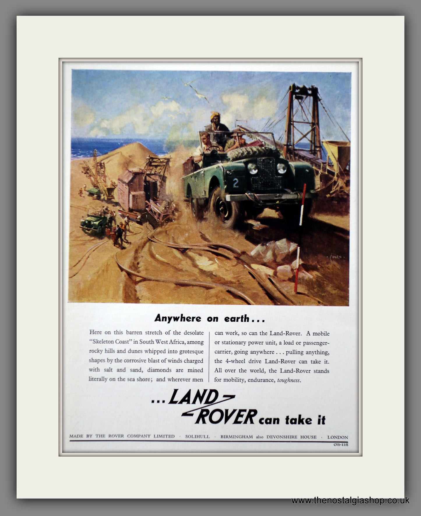 Land Rover. 1955 Original Advert (ref AD61006)