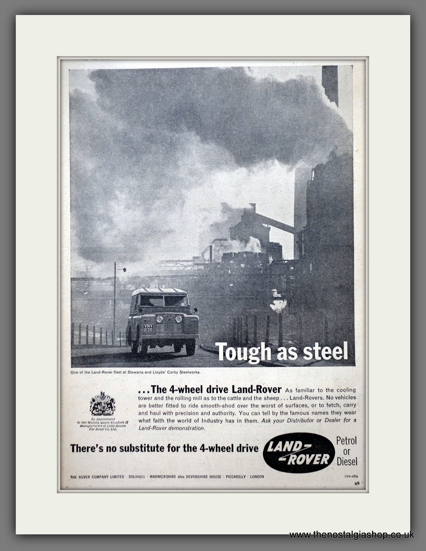 Land Rover. 1961 Original Advert (ref AD61015)