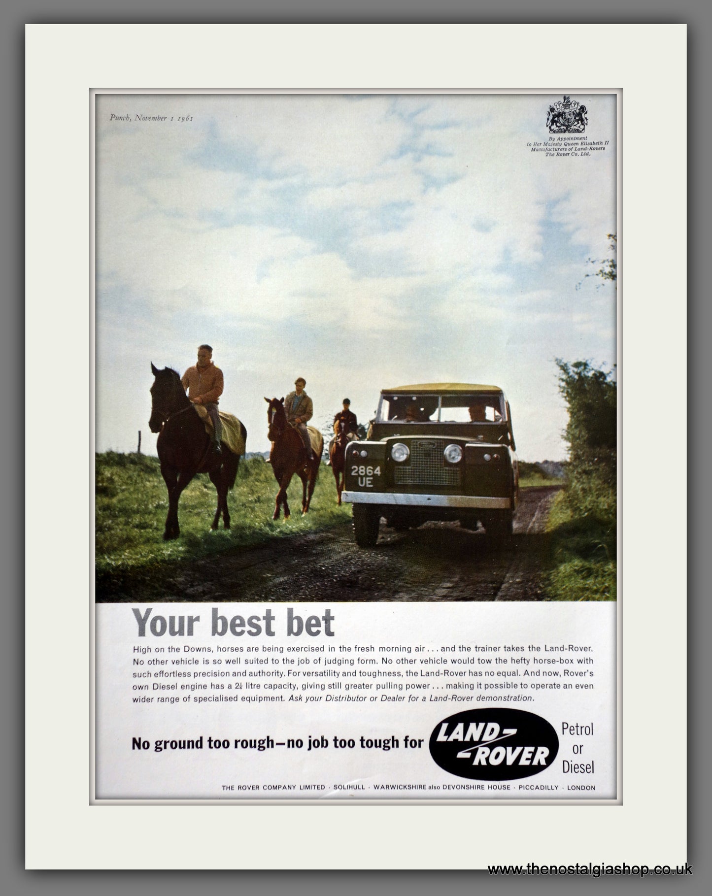 Land Rover. 1961 Original Advert (ref AD61049)