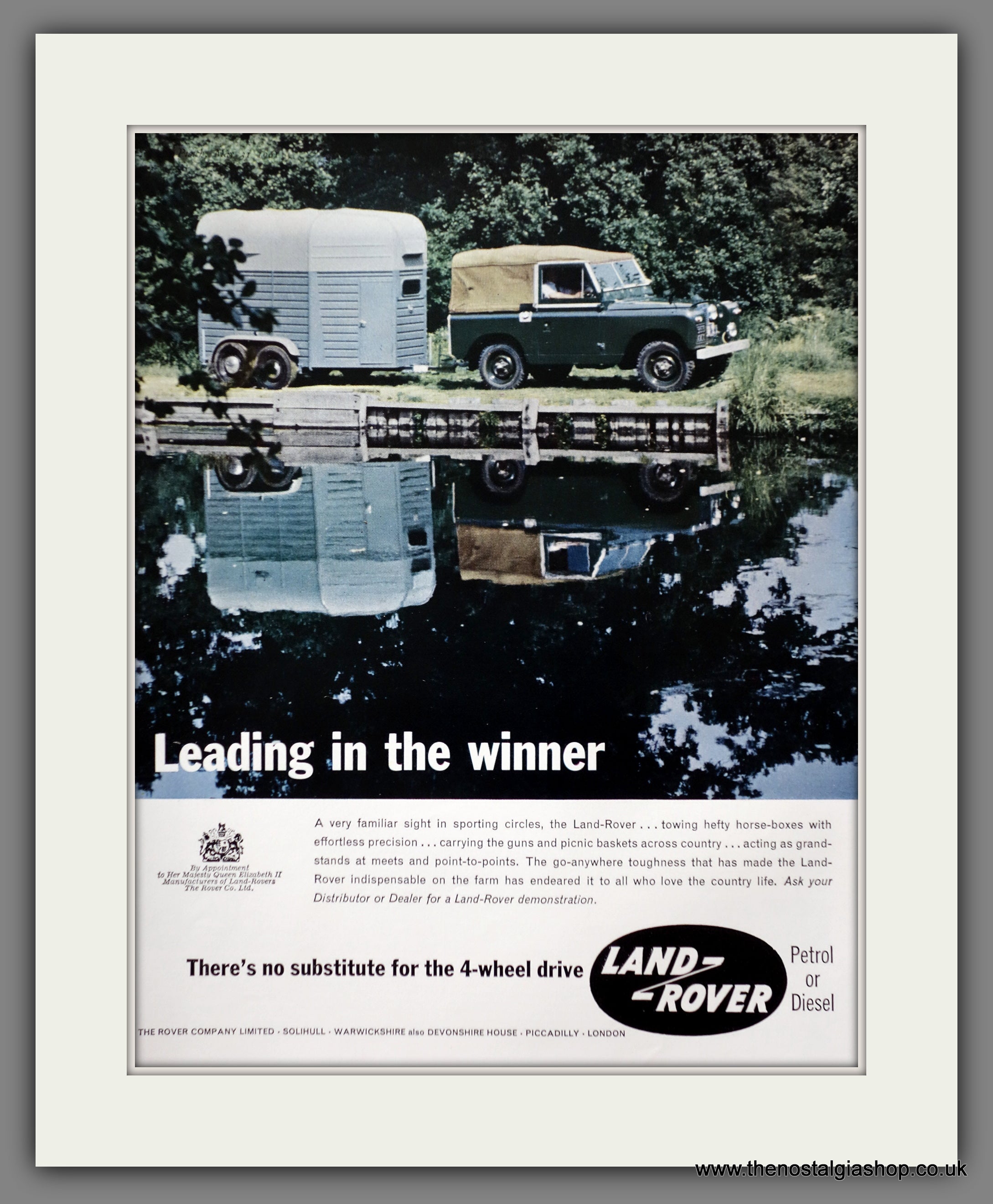 Land Rover. 1961 Original Advert (ref AD61051) – The Nostalgia Shop