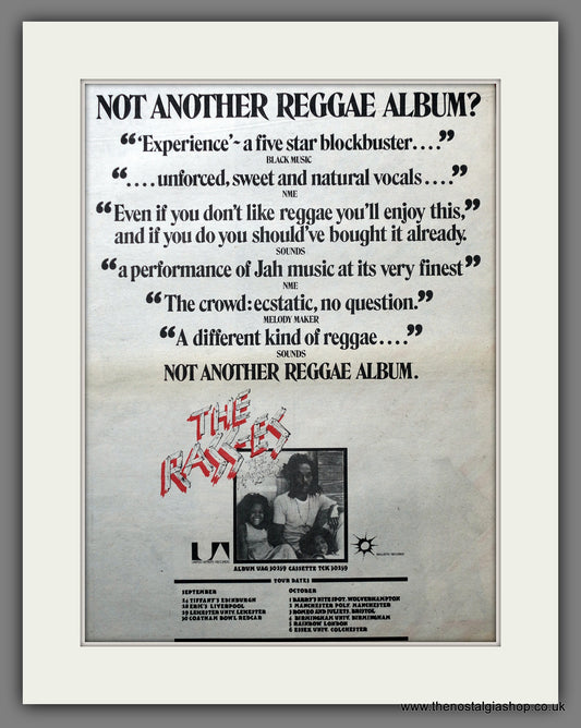 Rass-es (The) Tour Dates. Original Advert 1979 (ref AD15545)