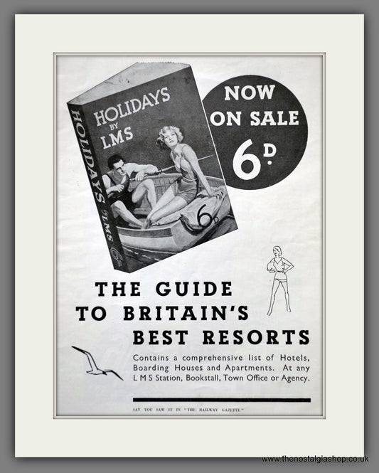 LMS for Holidays. Original Advert 1935 (ref AD61105)