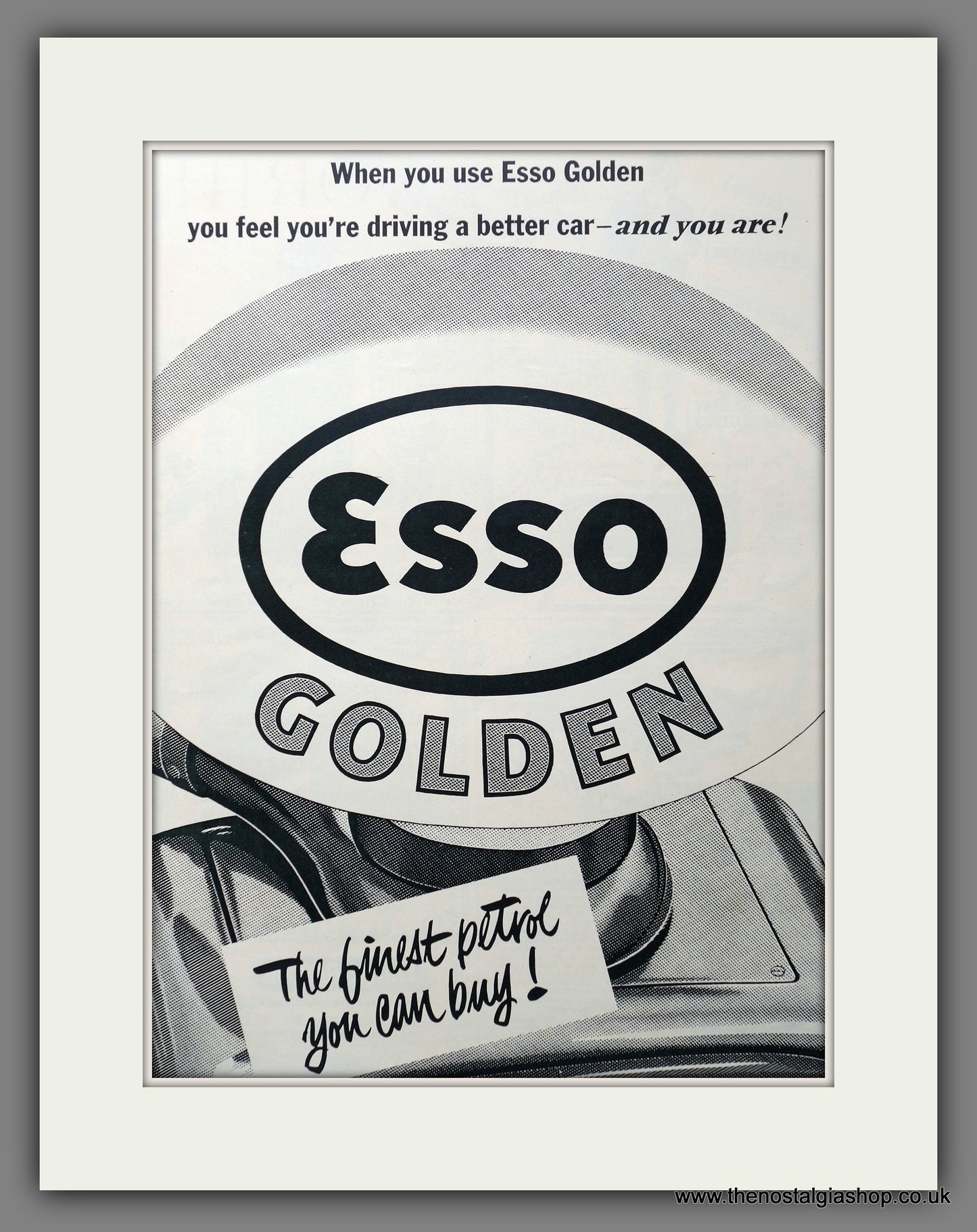 Esso Golden Petrol. Original Advert 1960 (ref AD301360)