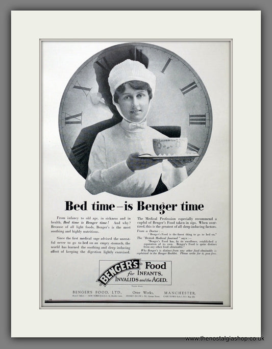 Benger's Food. Original Advert 1930 (ref AD301375)