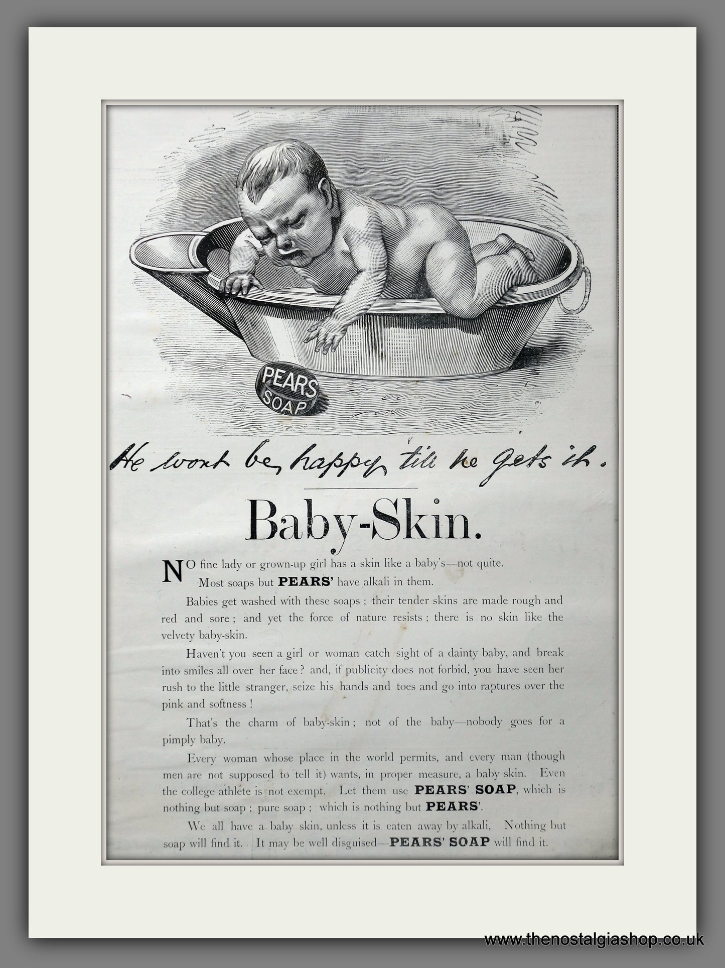 Pears' Soap. Original Advert 1891 (ref AD301379)