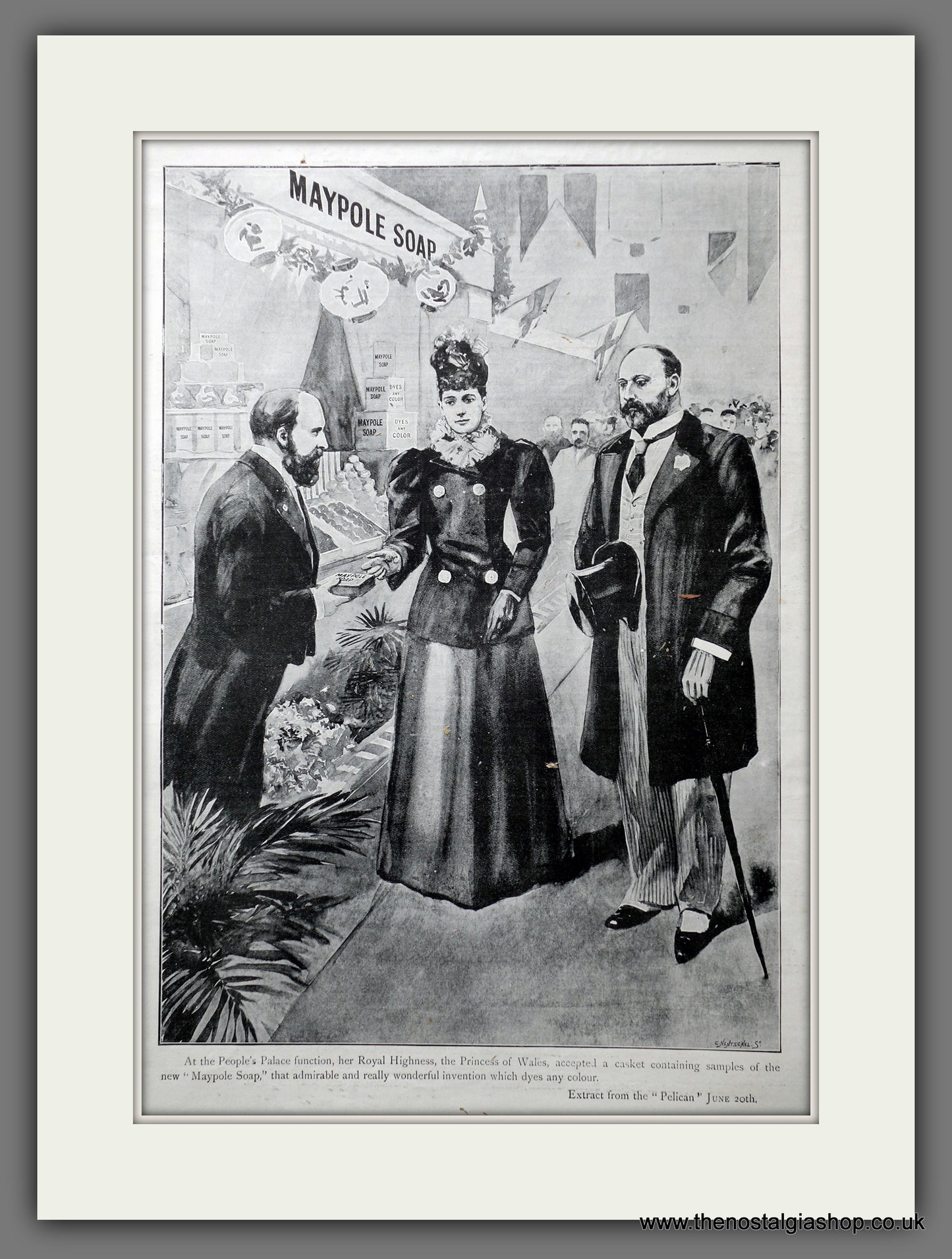 Maypole Soap. Original Advert 1897 (ref AD301383)