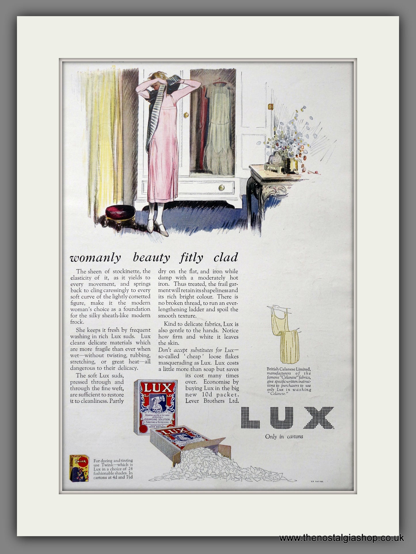 Lux Suds. Original Advert 1925 (ref AD301388)