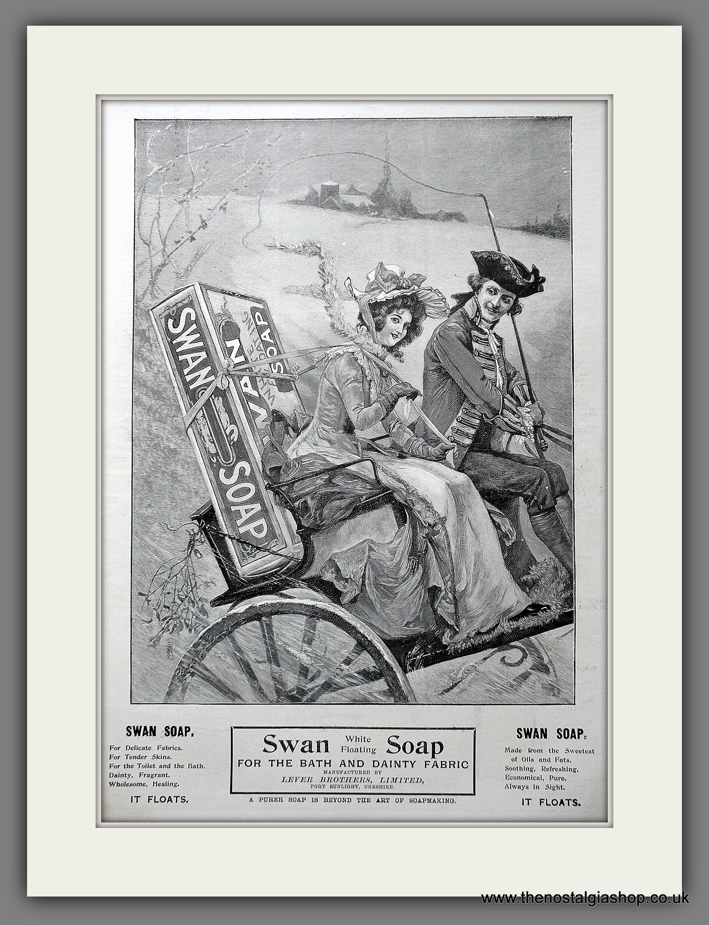 Swan Soap. Original Advert 1901 (ref AD301384)