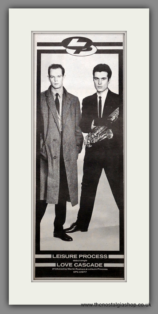 Leisure Process Love Cascade. Original Advert 1982 (ref AD200764)