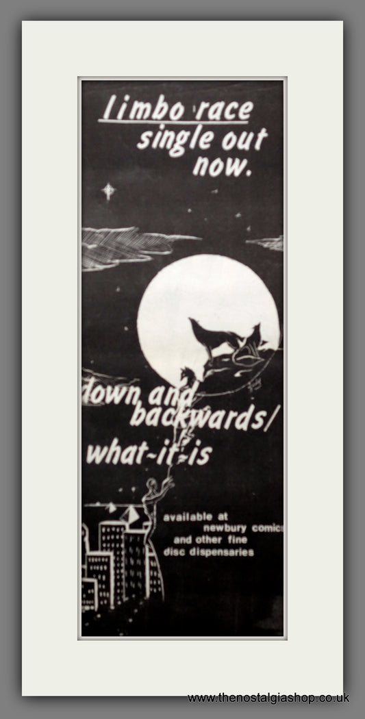 Limbo Race Down And Backwards. Original Advert 1982 (ref AD200767)