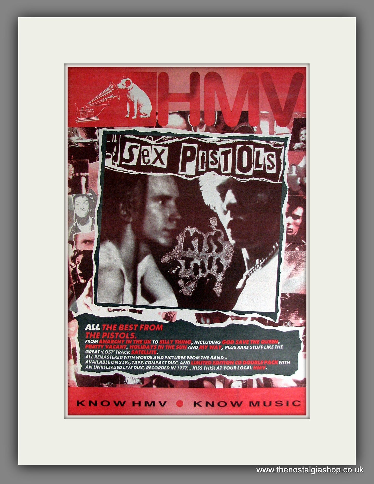 Sex Pistols. All The Best. Vintage Advert 1992 (ref AD14112)