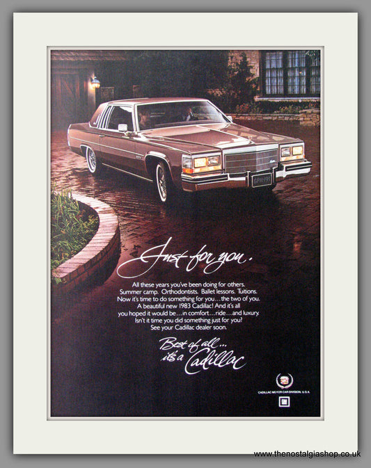 Cadillac '83. 1983 Original American Advert (ref AD52167)