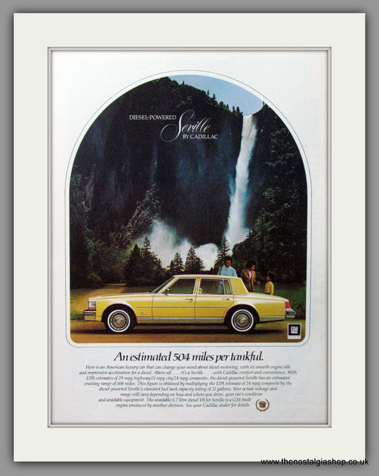Cadillac Seville. 1979 Original American Advert (ref AD52168)