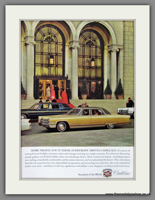 Cadillac 1966. Standard of the World. Original American Advert (ref AD52171)