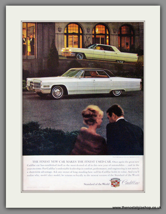 Cadillac Sedan De Ville 1966. Original American Advert (ref AD52172)