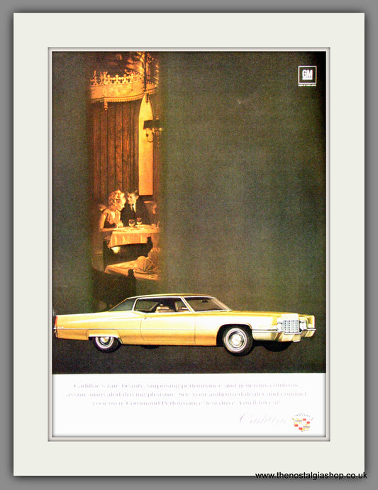 Cadillac Coupe De Ville 1969. Original American Advert (ref AD52179)