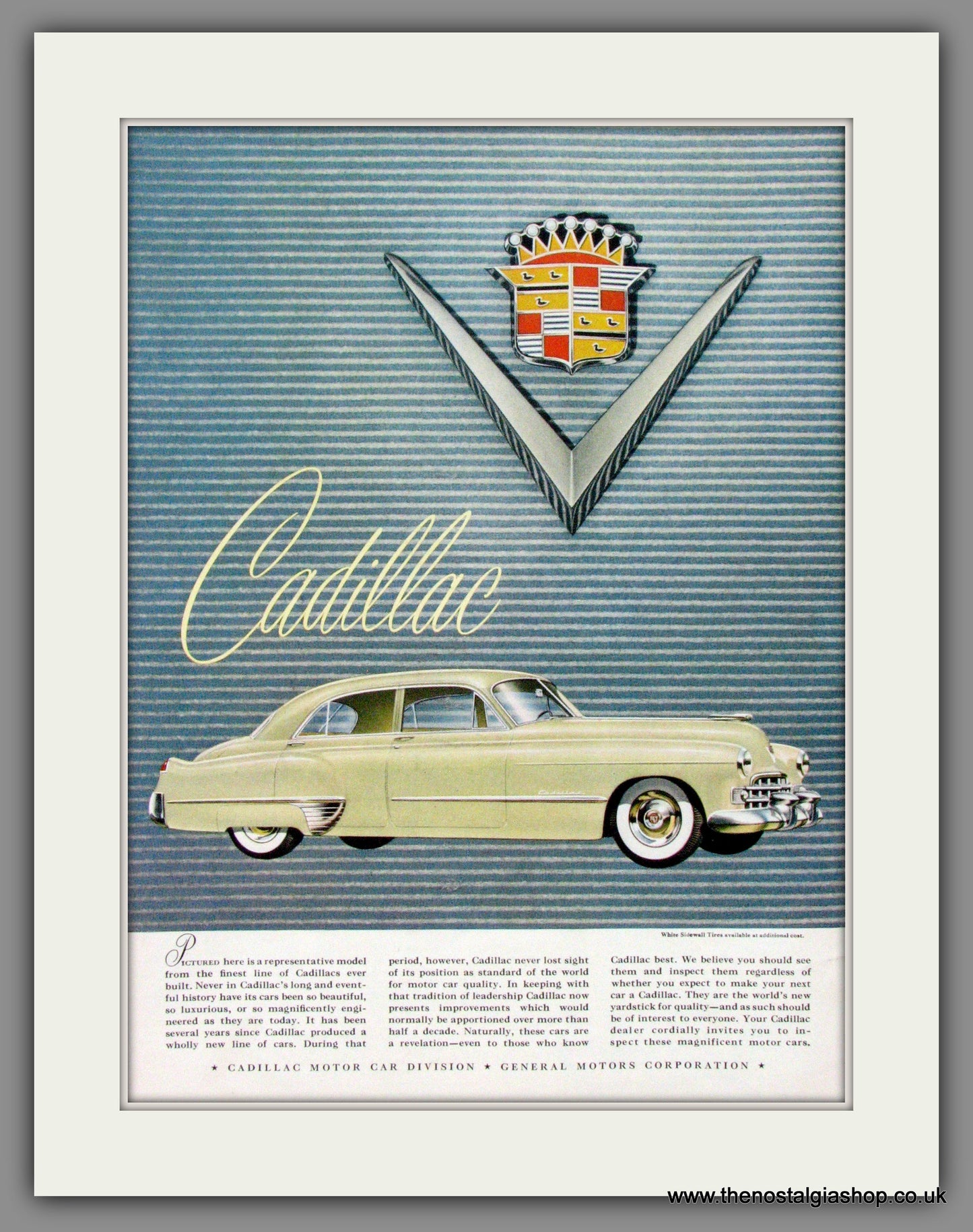 Cadillac 1948. Original American Advert (ref AD52180)