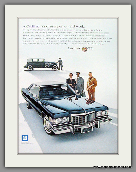 Cadillac 1975. Original American Advert (ref AD52192)