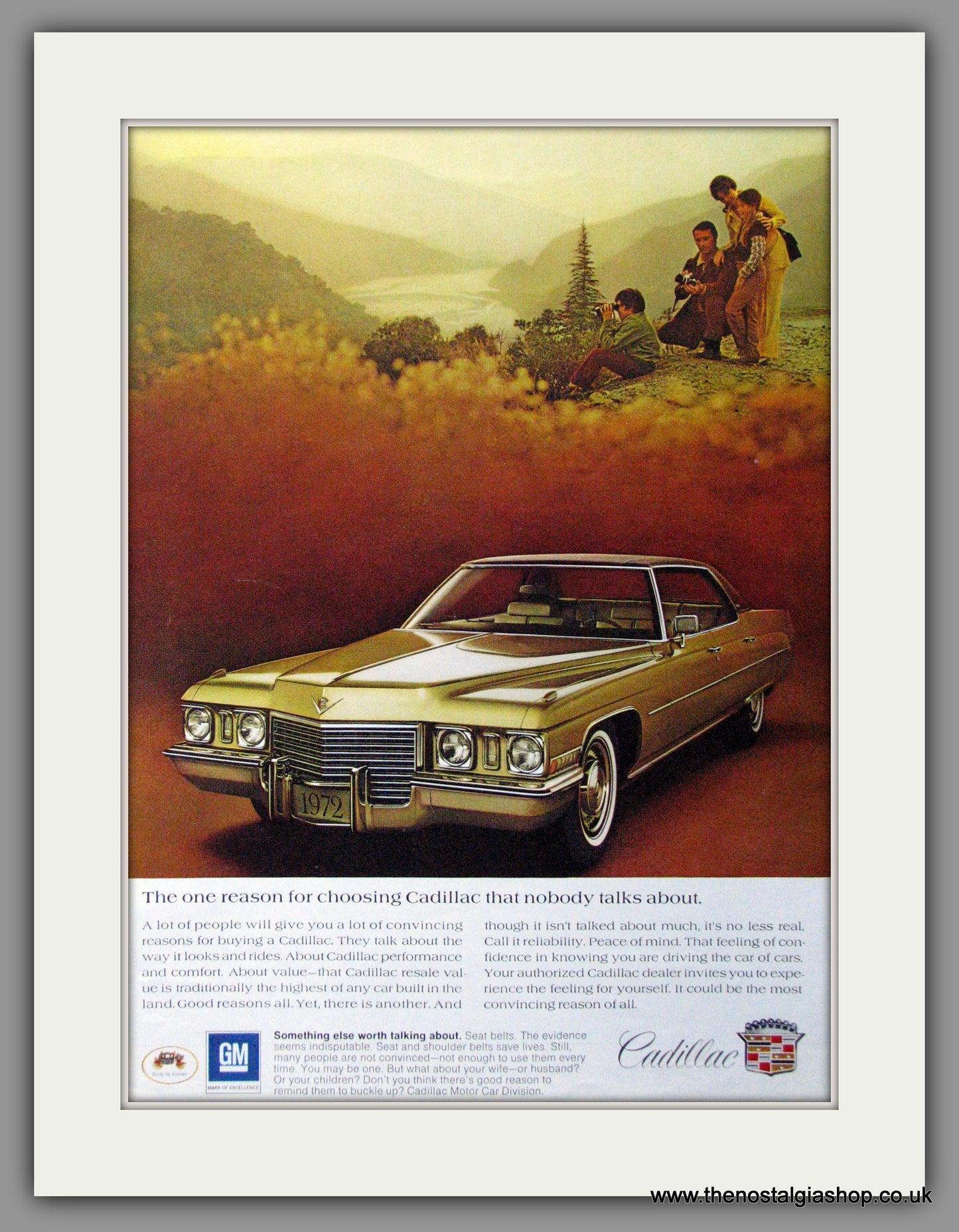 Cadillac 1972. Original American Advert (ref AD52194)