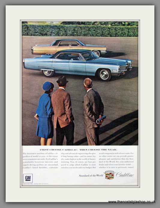 Cadillac 1967. Original American Advert (ref AD52197)