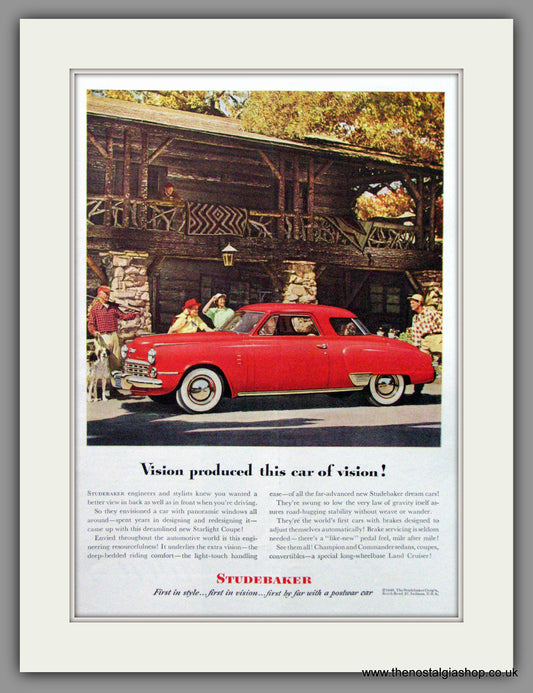 Studebaker. 1948 Original American Advert (ref AD52283)