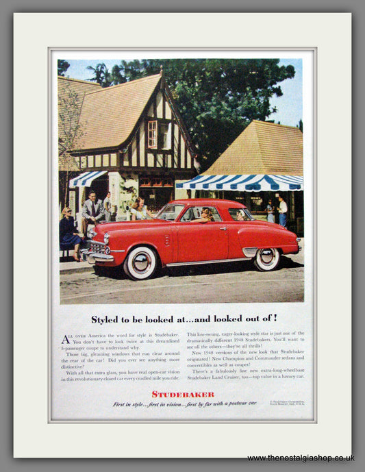 Studebaker. 1948 Original American Advert (ref AD52284)