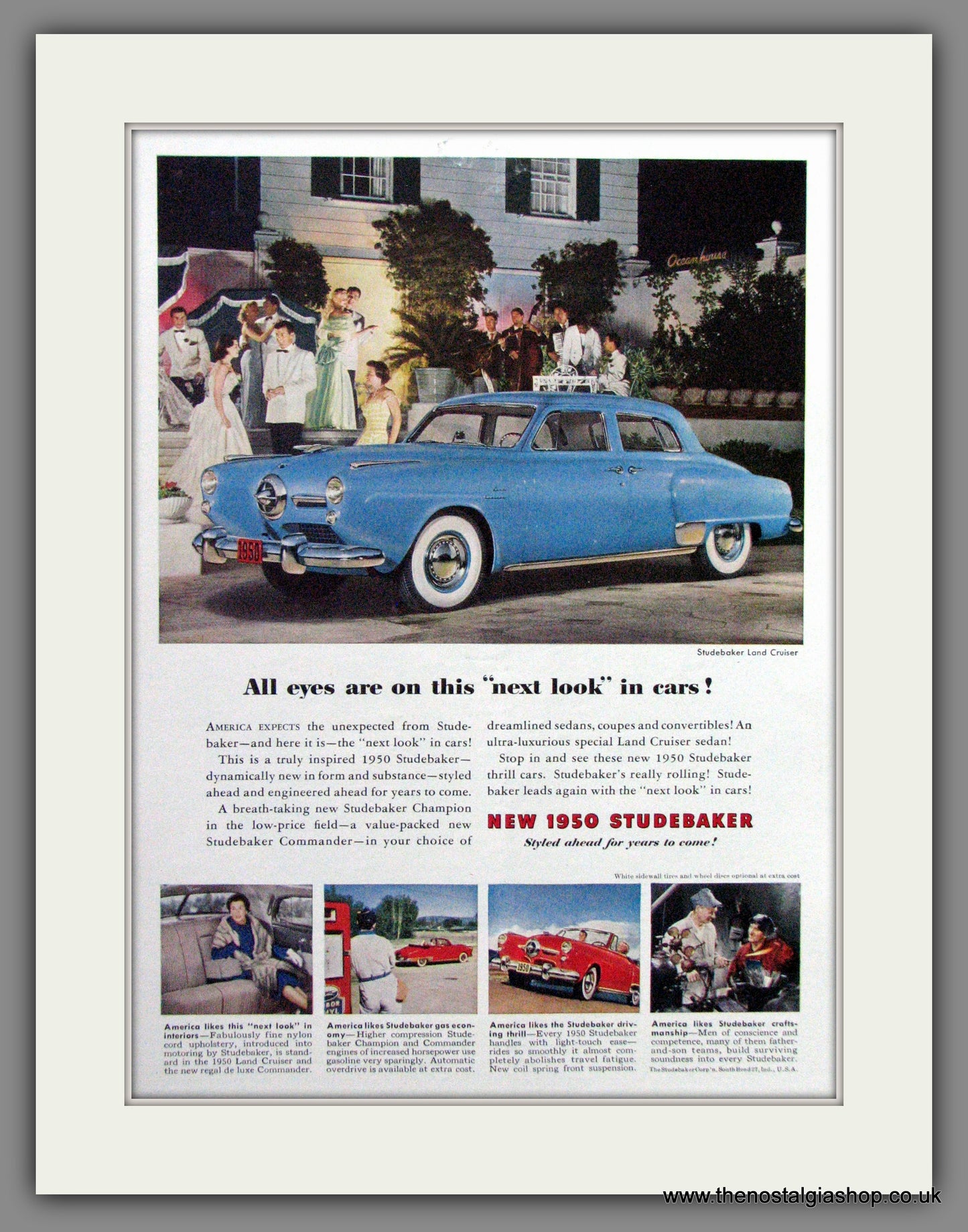 Studebaker Land Cruiser. 1949 Original American Advert (ref AD52291)