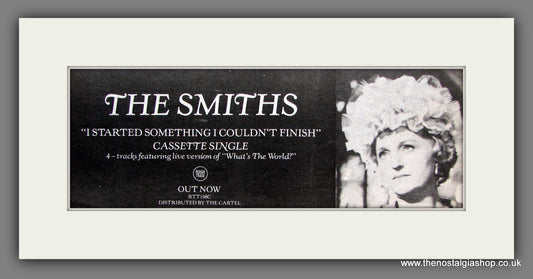 Smiths (The) I Started Something.... Original Advert 1987 (ref AD400080)