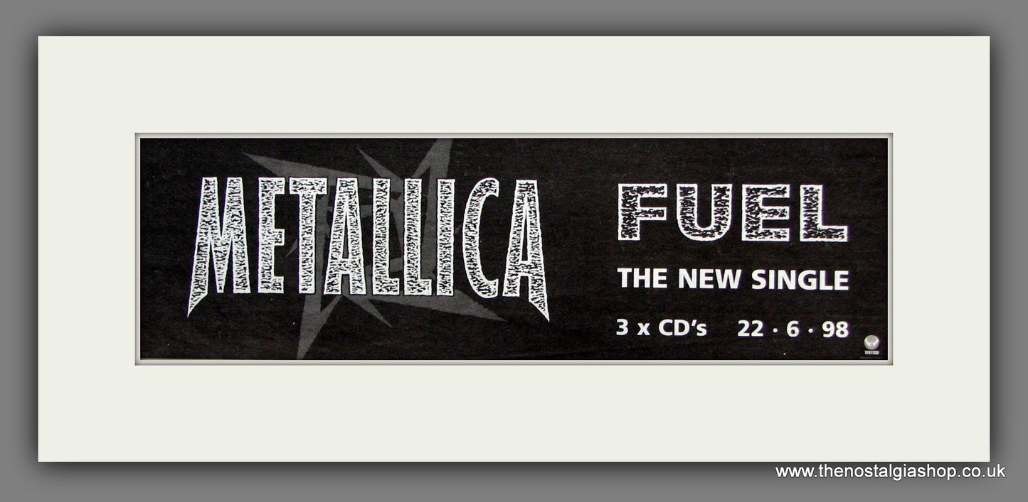 Metallica. Fuel. Original Advert 1998 (ref AD400097)