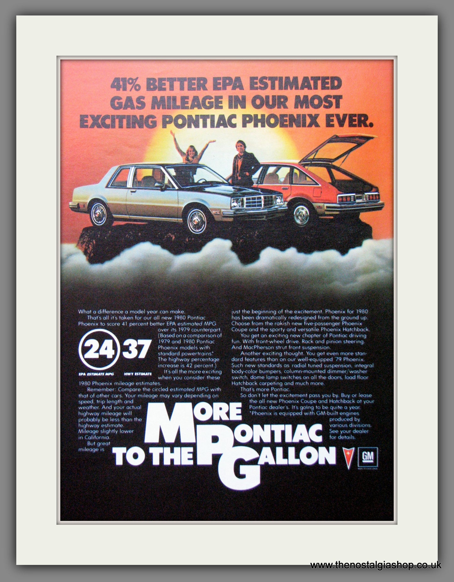 Pontiac Phoenix '79. Original American Advert 1979 (ref AD52682)
