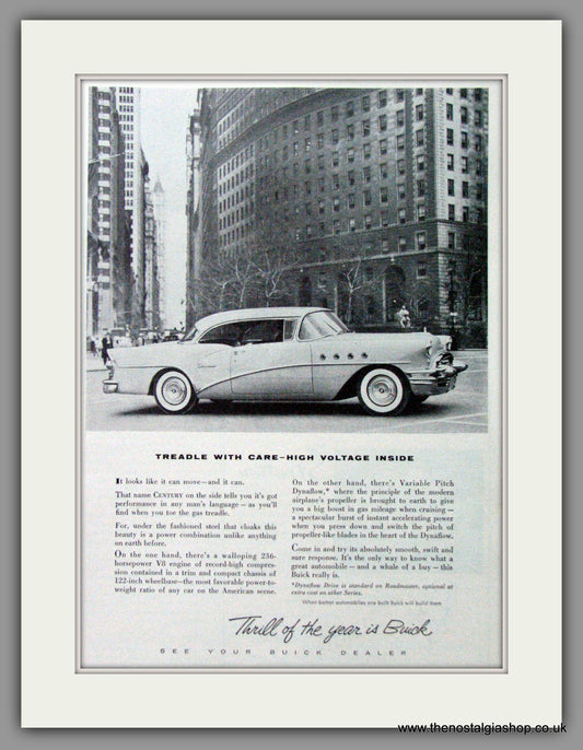 Buick Roadmaster '55. Original American Advert 1955 (ref AD52689)