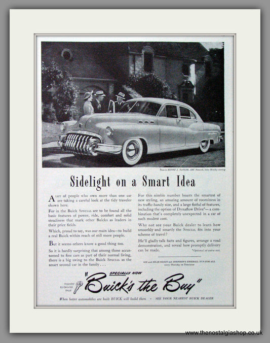Buick Special '49. Original American Advert 1949 (ref AD52724)