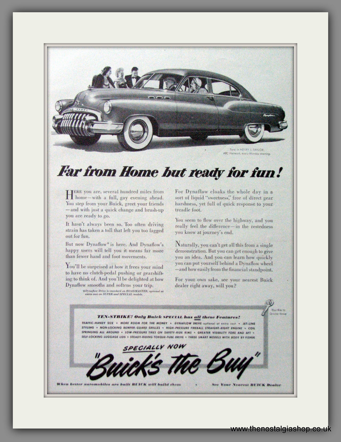 Buick Special '49. Original American Advert 1949 (ref AD52734)