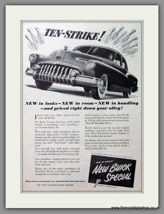 Buick Special '49. Original American Advert 1949 (ref AD52733)