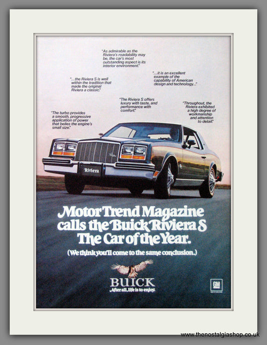 Buick Riviera S '79. Original American Advert 1979 (ref AD52746)