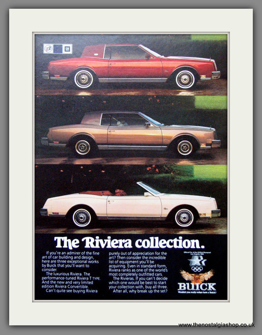 Buick Riviera Collection '83. Original American Advert 1983 (ref AD52752)