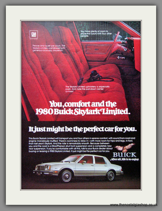 Buick Skylark Limited '79. Original American Advert 1979 (ref AD52753)