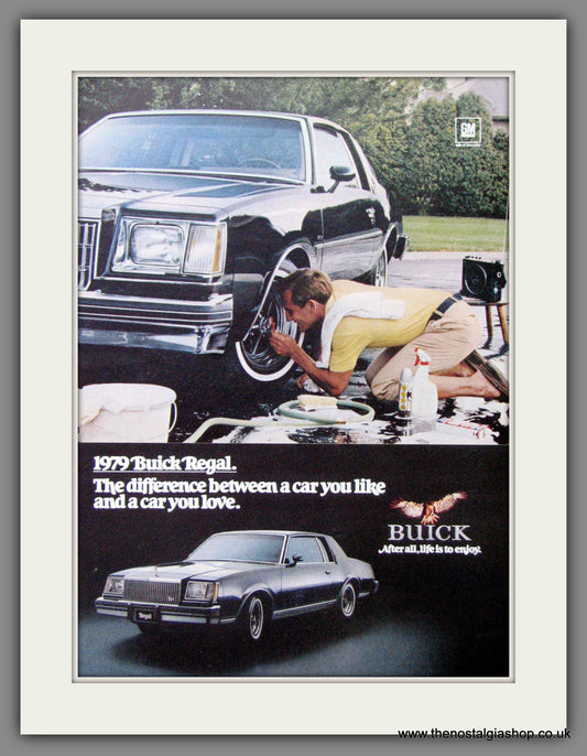 Buick Regal '79. Original American Advert 1979 (ref AD52754)