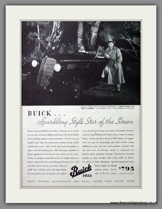 Buick '35. Original American Advert 1935 (ref AD52758)