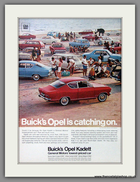 Buick's Opel Kadett '67. Original American Advert 1967 (ref AD52759)