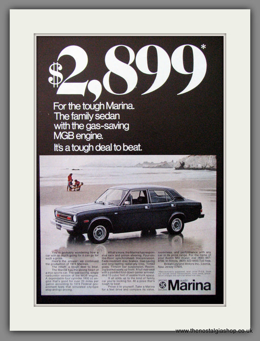 Austin Marina. 1975 Original American Advert (ref AD52112)